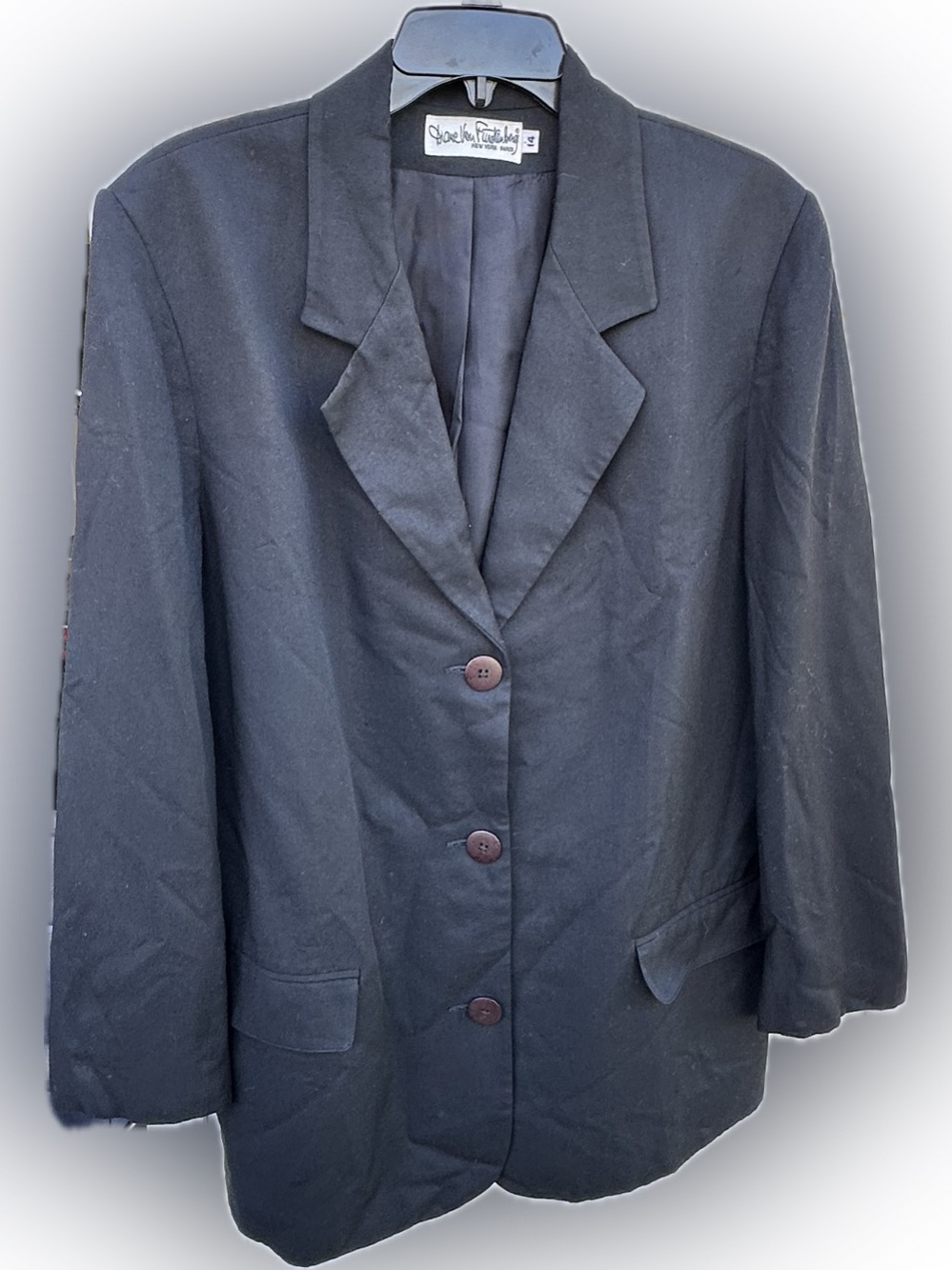 Diane Von Furstenberg Single-Breasted Blazer Jacket